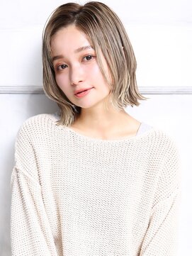 クラッチ 名古屋(CLUTCH) バイカルテツヤ髪メルティカラーアップバングショート小顔