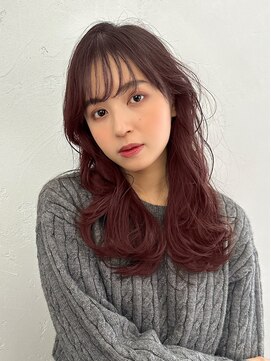 ジョエミバイアンアミ(joemi by Un ami) Unami　韓国くびれヘア　シースルーバング　デジタルパーマ