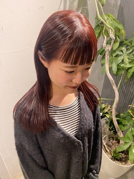 ショウビット(Show Bit) レッド強めなボルドーカラー