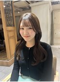 ペールベージュ/くびれヘア/ブリーチなし