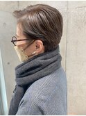 イメチェン/ハッシュカット/フルバング/似合わせ/レッドブラウン