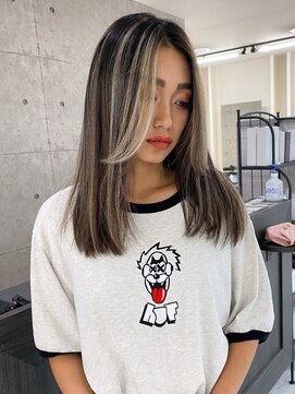 ウル 岡山駅店(ULu.) ハイライト×フェイスフレーミング 岡山 髪質改善