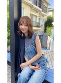 レイヤー＋ゆるふわパーマ
