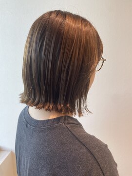 サラ ビューティー サイト 古賀店(SARA Beauty Sight) ツヤ/パツッとボブ/切りっぱなしボブ