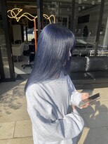 髪屋 紬 【Chu】ハイトーン/ブルーブラック/ネイビーカラー/ブルー