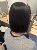 切りっぱなしボブ