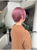 ハイトーン/ピンクカラー/ピンク/ショート
