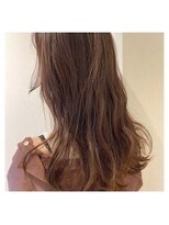 プラスワン 自由が丘(+ONE)&nbsp;【＋ONE 自由が丘】透けるシアベージュ×ゆるウエーブ