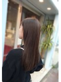 ロング×ショコラグレージュ