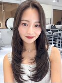 ハイライトカラーミルクティーベージュケアブリーチダブルカラー