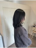くびれヘア軽やかレイヤーミディアム