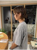 ブリーチ酸性パーマ