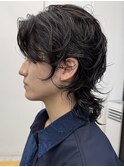 前髪カタログ/イメチェンスタイル／ウェーブパーマ/こなれミディ