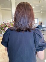 スク(SUKU)&nbsp;レイヤーボブ×ピンクブラウン