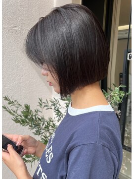 オズ 安積店(OZ) 透明感ラベンダーアッシュボブ