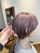 ボタニカ(Botanica)&nbsp;カシスピンク　ショートボブ/前髪あり