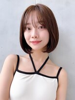 セイドット リー(Say. Ree)&nbsp;Say.ボブレイヤーヘーゼルグレージュアッシュブロンド表参道青山