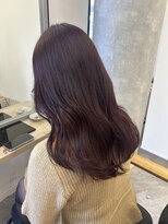 ガーランドウメダ(Garland umeda)&nbsp;ブリーチなしダブルカラーで流行りのワインレッド♪  Otoha