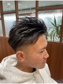 刈り上げ　スキンフェード　メンズヘア