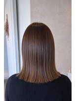 半個室型美容室 Sourire 室見店【スーリール】【2月中旬 OPEN(予定)】 ストレート×ショコラブラウン☆