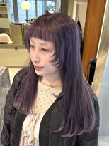 ブリーチ(bleach)&nbsp;顔周りレイヤー×ラベンダーカラー