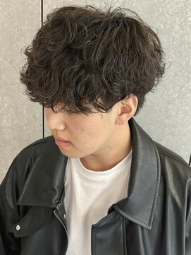 ニアウ 太田店(Niau) メンズパーマ波巻きスパイラルパーマツイストスパイラルパーマ