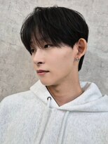 エイル 北堀江(Eir)&nbsp;シースルーショート　ダウンパーマ　韓国　ラウンドマッシュ