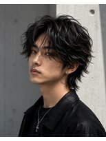 アイトーキョー 名古屋栄(AI TOKYO)&nbsp;ニュアンスパーマ/フェザーパーマ/センターパート/名古屋