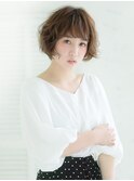 柔らかくせ毛風ショート