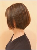 【morio鶴瀬】ハイライトショートボブ