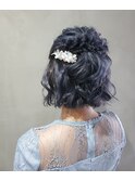 【札幌円山　ヘアセット(ハーフアップ)】