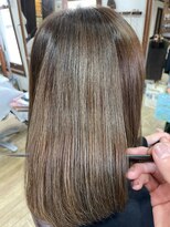 美容室 メザミー MESAMIES 大人可愛い透明感立体感ストレートロング