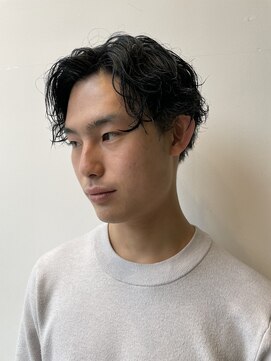 リフトバイマグ 松本駅前店(lift by mag) 20代30代韓流☆ツイストパーマショートマッシュアッシュブラック