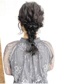 【中井千佳】編み下ろしヘアアレンジ♪