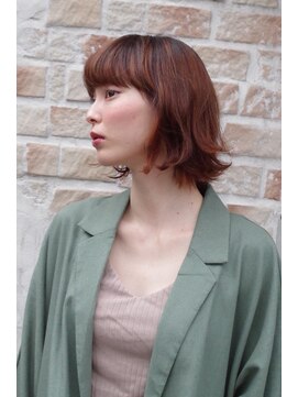 レト 新小岩(reto) ワイドバングひし形シルエットパーマ【20代30代40代】