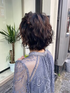 スミ(sumi) 結婚式お呼ばれ×ショートアレンジ