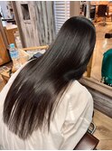 触りたくなる髪質【髪質改善】毛先まで自然で柔らかい縮毛矯正♪