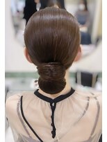 ブリエ(briller)&nbsp;TAKAKOstyle☆結婚式☆ツルンとシニヨン