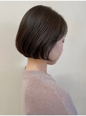 丸みショートボブ×ナチュラル