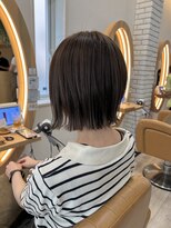 アドラーブル けやき通り店(adorable)&nbsp;くびれボブ透明感ミルクティーベージュカラー