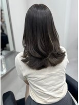 ベレーザシェルト(Beleza scelto)&nbsp;9685髪質改善アッシュブラックカーキベージュ韓国ワンホンヘア