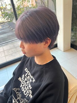 ヘアーアンドエステ ハラダ 滝ノ水店(Hair&Esthe Harada) ブリーチカラー/パープルアッシュ