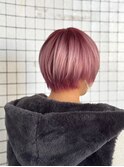 ベリーピンク×マッシュショート
