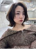 レイヤーカットグレージュブリーチ無し