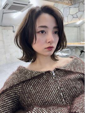 サイン 渋谷(SIGN) レイヤーカットグレージュブリーチ無し