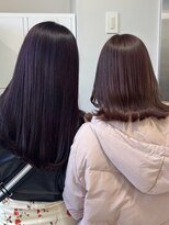 ベレーザシェルト(Beleza scelto)&nbsp;13063髪質改善チェリーレッド黒髪アッシュブラックワインレッド