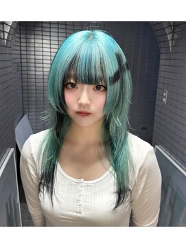 アマトウキョウ アユンチェ(AMA TOKYO×AYUNCHE) ミントグリーン×十字架デザインカラー