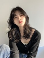 モードケイズ JR茨木improve店(MODE K's) ルーズワイドバング くびれミディ モーブカラー