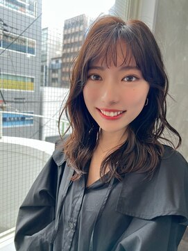 ロア ヘアーコーディネート 四条烏丸店(LoRE hair coordinate) ナチュラルボブ前髪ありイメチェン30代40代ミディアムレイヤー