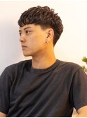 フレンチクロップ　テーパーフェード